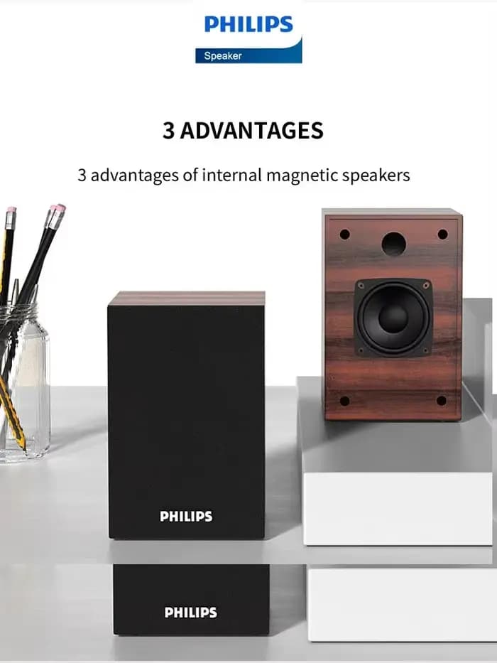 Philips SPA20 haut-parleur Bluetooth avec son Surround 360 degrés