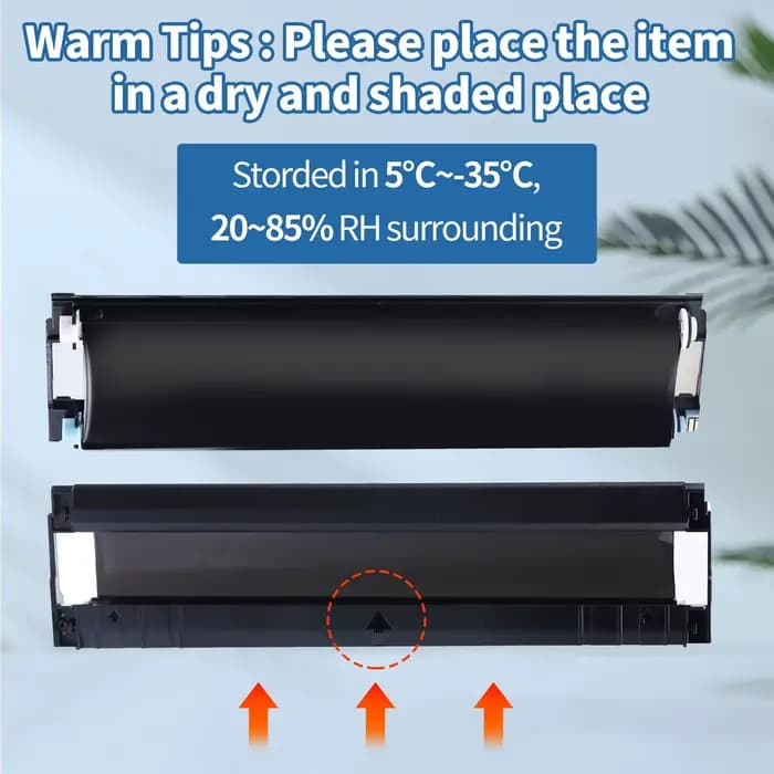 Ruban de transfert thermique pour cartouche d'imprimante P831, 2 pièces, pour imprimante Portable Phomemo P831 A4, prend en charge le papier à lettres A4/A5/B5 et les états-unis