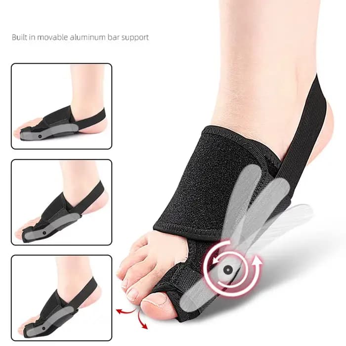 Lisseur de gros orteils, attelle d'oignon réglable, Correction d'hallux Valgus, attelle de soutien du gros orteil, soulagement de la douleur pour la journée et la nuit, 1 pièce