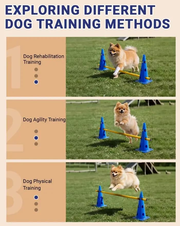Kit d'entraînement d'agilité pour animaux de compagnie, barre de saut, équipement d'entraînement aux obstacles pour chiens, dispositif d'entraînement aux obstacles, fournitures pour animaux de compagn