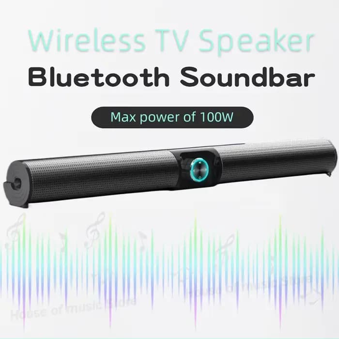 55 100W barre de son TV haut-parleurs Bluetooth sans fil Portable HomeTheater Surround Boombox Radio FM prend en charge