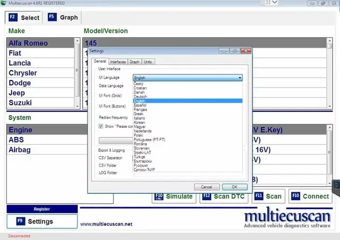 Multiecuscan illimité enregistré pour Fiat, V4.6, peut fonctionner avec ELM327, offre spéciale, 2021