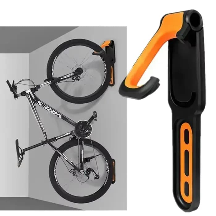 Support mural pour vélo, 1 pièce, rangement de vélo de route et vtt, crochet de suspension fixe, Support de vélo, boucle de stationnement pour cyclisme