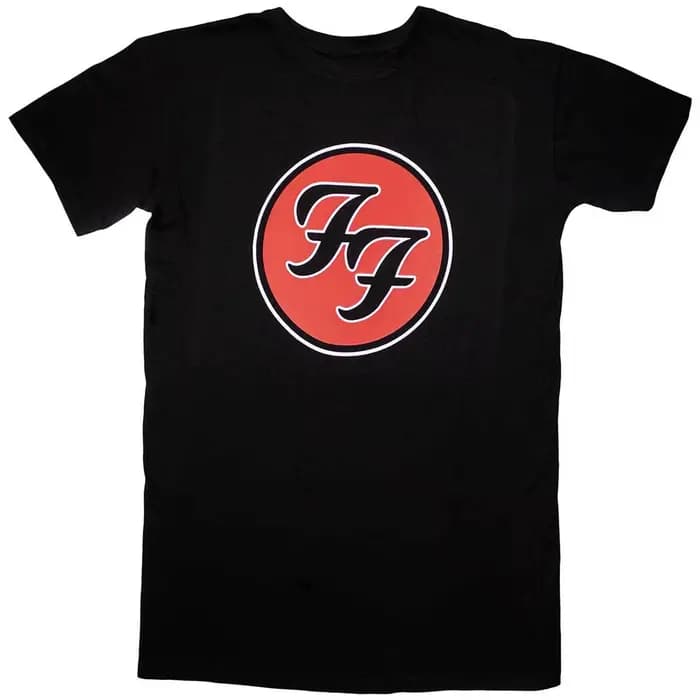 Foo Fighters FF Logo Band T-Shirt en coton avec motif pour hommes et femmes, Streetwear d'été