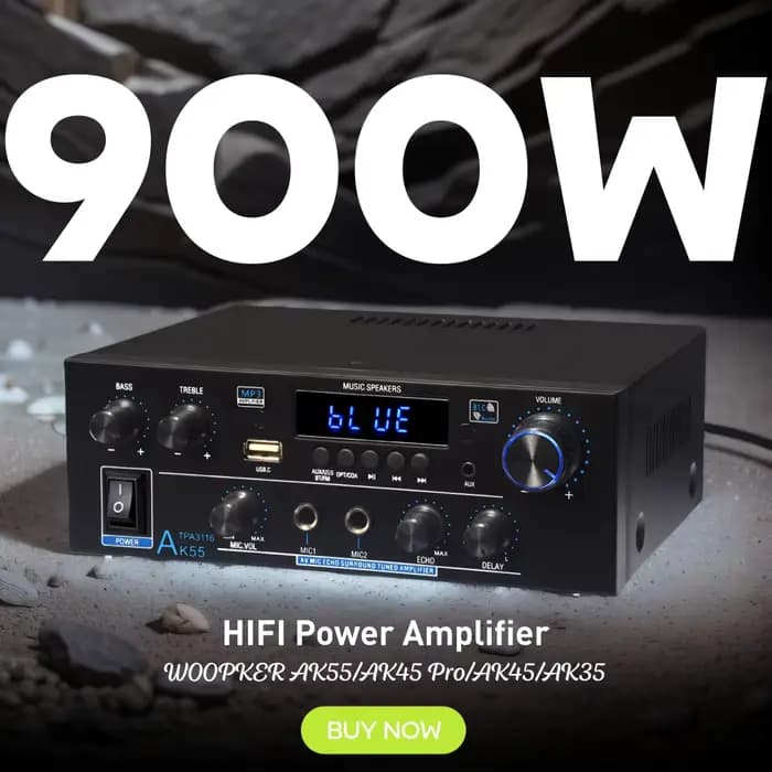 Woopker AK35/AK45/AK45 Pro/AK55 amplificateur numérique