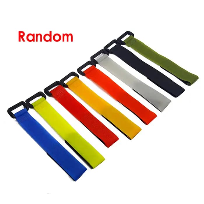 Attache porte-canne à pêche, 10 pièces, sangle résistante à l'usure et étanche pour les amateurs de corde de pêche, utilisation de couleur aléatoire