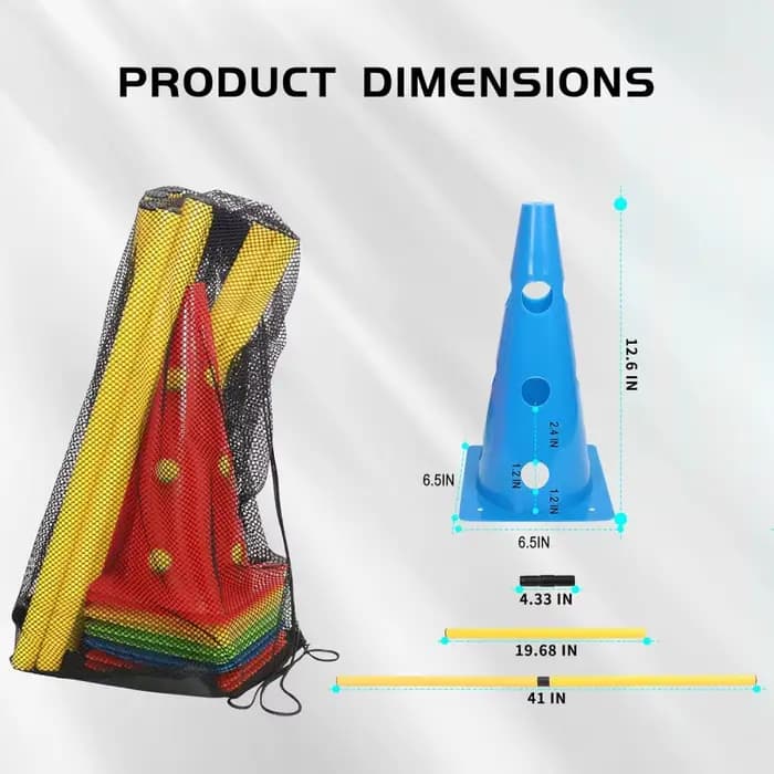 Kit d'entraînement d'agilité pour animaux de compagnie, barre de saut, équipement d'entraînement aux obstacles pour chiens, dispositif d'entraînement aux obstacles, fournitures pour animaux de compagn