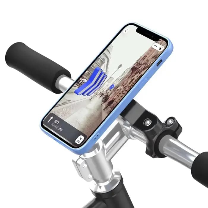 Support de téléphone pour vélo, support de téléphone pour moto, pince de fixation pour téléphone portable sur guidon, clip de téléphone pour vélo électrique et trottinette