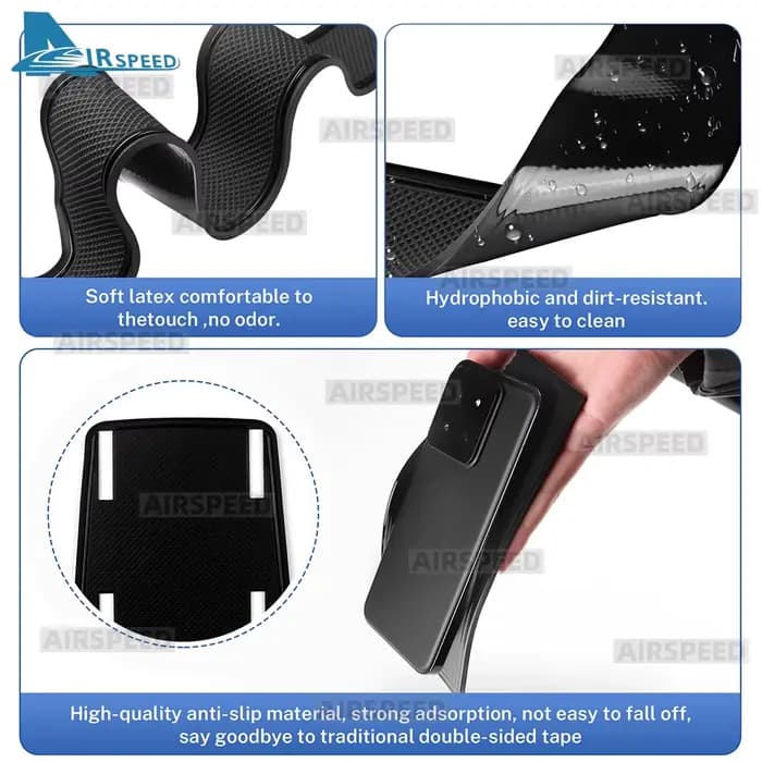 Tapis de fente antidérapant en Silicone pour Jeep Avenger automatique 2023 2024 2025 2026, tapis de rainure de porte de voiture, accessoires étanches et anti-poussière