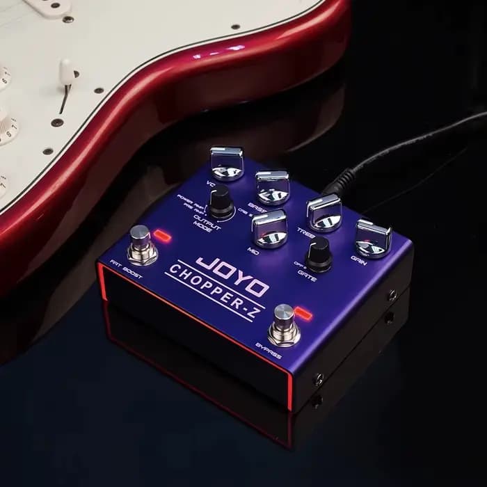 JOYO R-18 CHOPPER-Z pédale de distorsion pédale d'effet de guitare moderne en métal son bruit porte amplificateur à Gain élevé Simulation