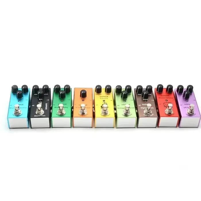 SAPHUE — Pédale de guitare électrique Vintage, overdrive, distorsion, retardement numérique, phase, rêve américain