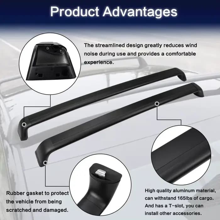 Barres de toit verrouillables pour Tesla Model Y Juniper Model 3 Highland 2017 - 2026, accessoires de toit en aluminium robuste