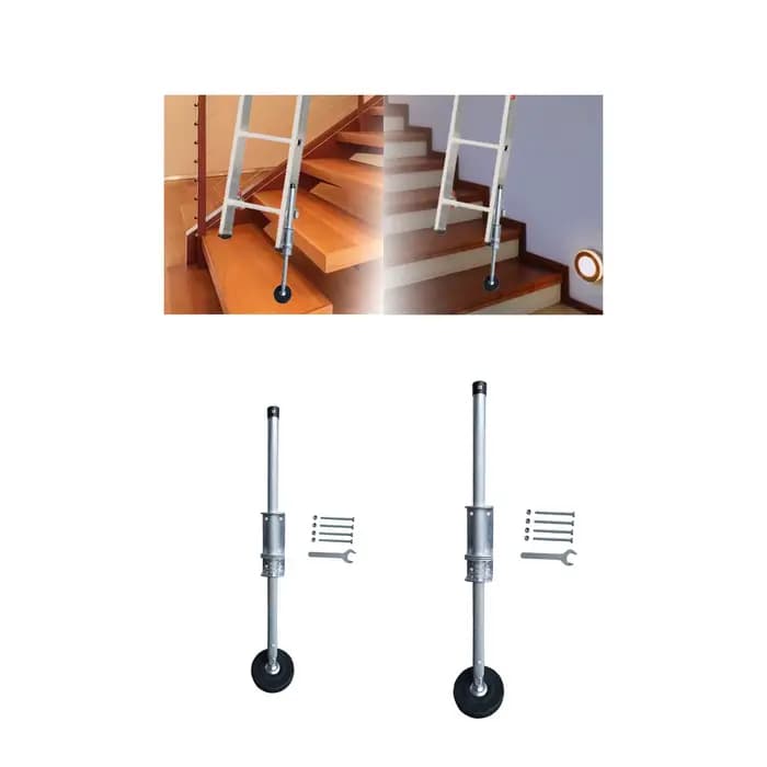 Stabilisateurs de marche pour échelle extensible en alliage d'aluminium pour la maison