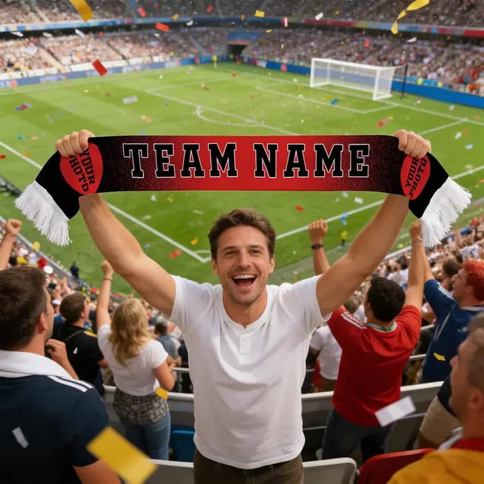Écharpe de supporter de football personnalisée, Argentine, Brésil, Portugal, France, Espagne, Canada, USA, impression personnalisée, écharpes de soutien pour supporters