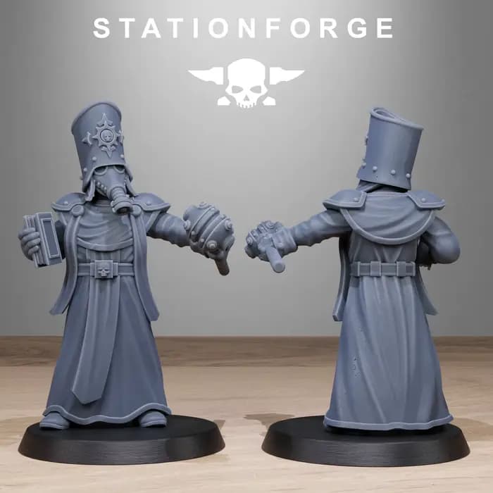 GrimGuard Vigils - Miniature en résine ABS - Accessoires de jeu de guerre de table - Articles de collection et ornements
