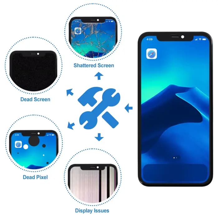 Ensemble écran tactile LCD de remplacement, haute qualité, 100% testé, pour iPhone 11
