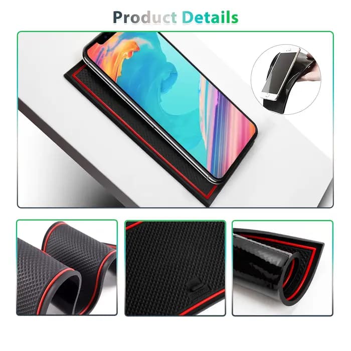 RUIYA pour Jeep Avenger 2023 2024 2025 Tapis de porte de voiture anti-dérapant Tapis de porte de voiture anti-dérapant Tapis de porte de voiture anti-dérapant Tapis de porte de voiture anti-dérapant T