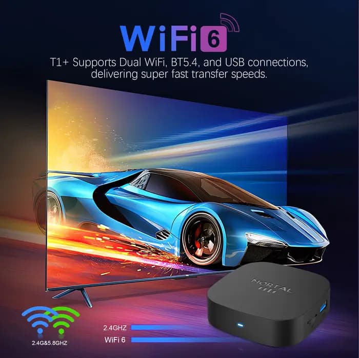 Nouvelle boîte TV T1+ 8K HD 2025