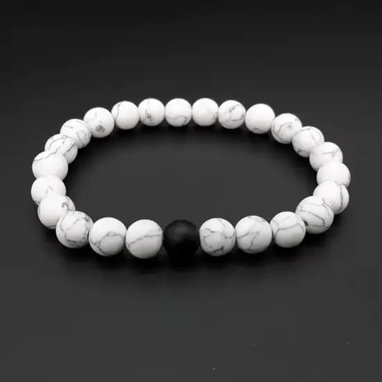 Bracelet en pierre fait à la main pour Couple, 8mm, bouddha, Bracelets pour femme