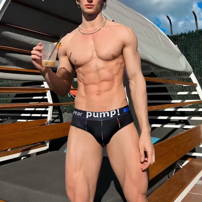 Sous-vêtements Sexy pour hommes, en maille respirante, Bikini jockstrap, slips pour hommes, culotte Sissy Gay, sous-vêtements Calzoncillos Hombre