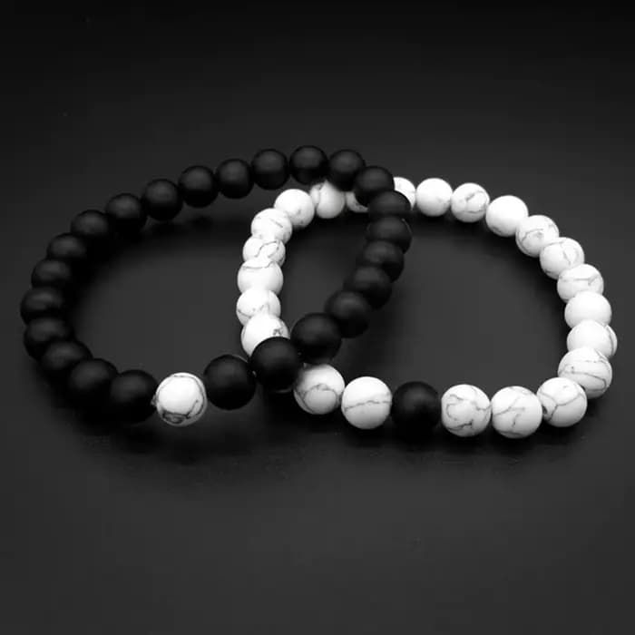 Bracelet en pierre fait à la main pour Couple, 8mm, bouddha, Bracelets pour femme