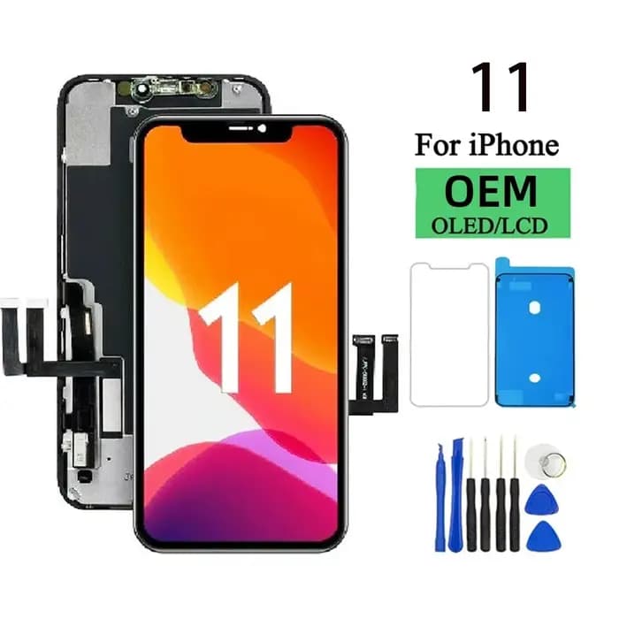 OLED pantalon pour iphone 11 LCD écran tactile numériseur assemblée pour iPhone 11 remplacement de l'écran LCD