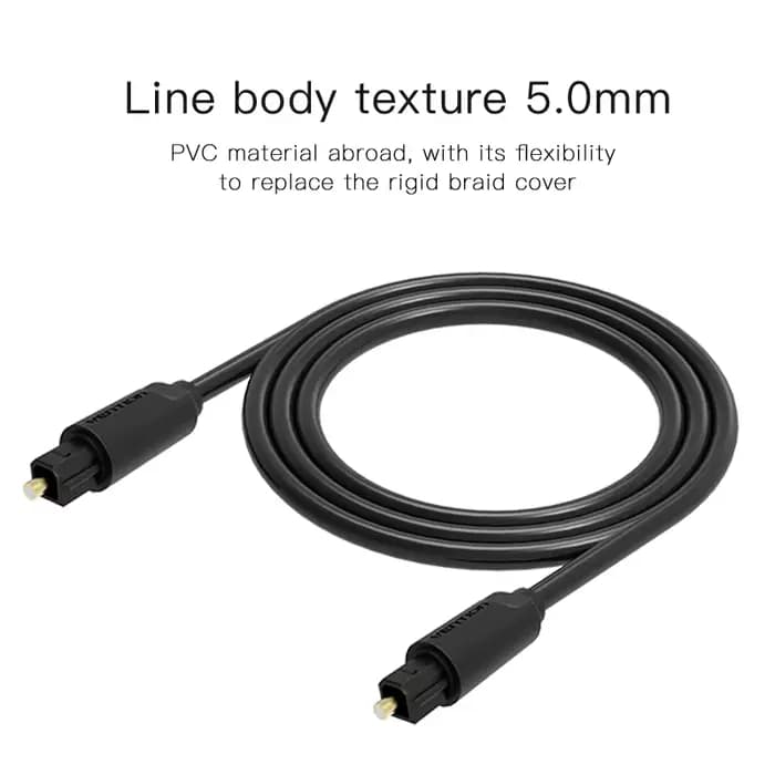 Vention câble Audio optique numérique Toslink SPDIF