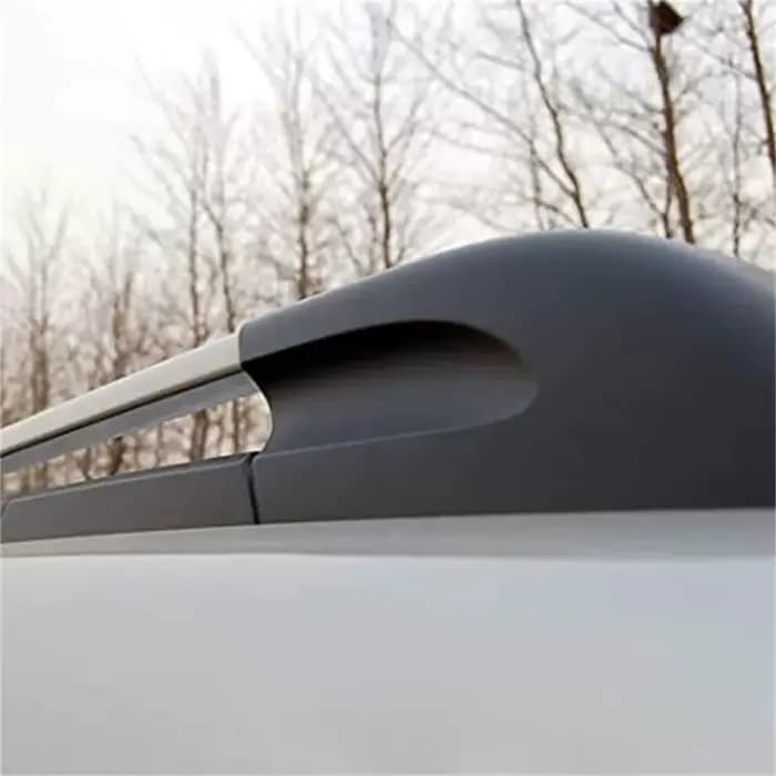 Couvre-extrémité de barre de toit de voiture pour Hyundai Tucson 2004-2008, noir, coque de barre de toit, pièces de style extérieur automobile
