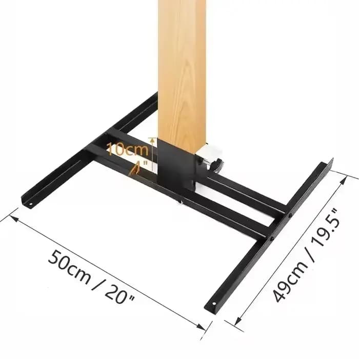 Cible de tir réactive Hostage – Épaisseur 3/8 po avec support de cible 2x4 et base de support en acier au carbone pour planches de cible