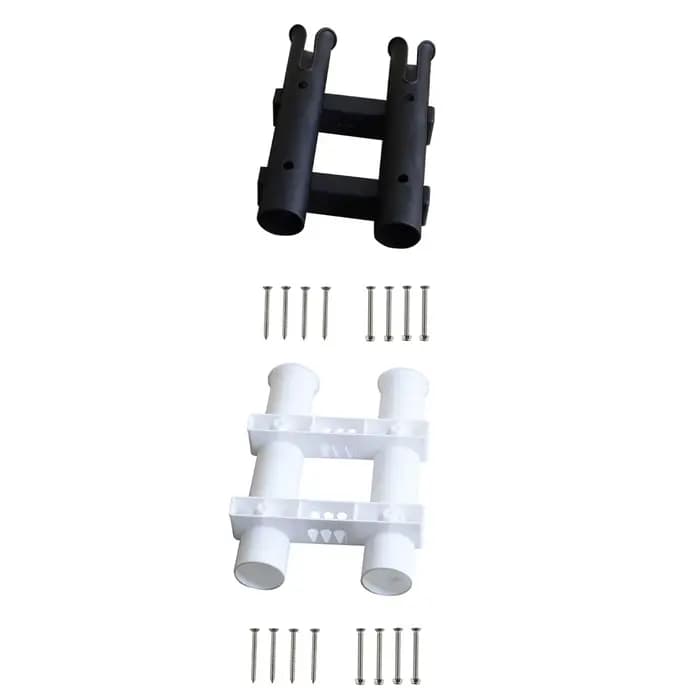 Support de canne à pêche à 2 lignes, outil de pêche, équipement de pêche, support de canne à pêche pour bateau, kayak, voiture, canoë