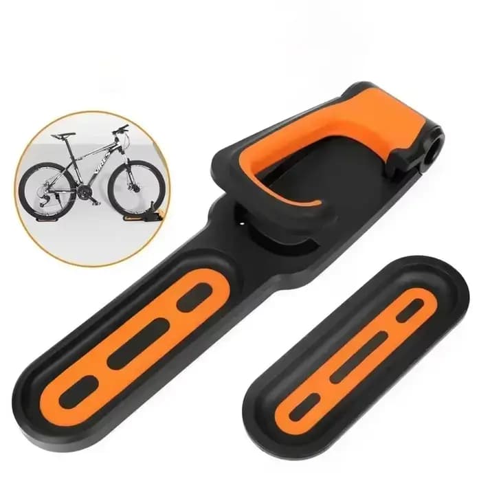 Support mural pour vélo, 1 pièce, rangement de vélo de route et vtt, crochet de suspension fixe, Support de vélo, boucle de stationnement pour cyclisme