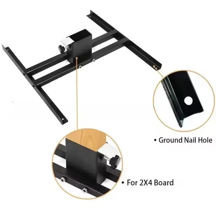 Cible de tir réactive Hostage – Épaisseur 3/8 po avec support de cible 2x4 et base de support en acier au carbone pour planches de cible