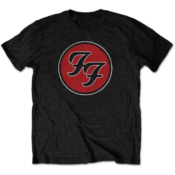 Foo Fighters FF Logo Band T-Shirt en coton avec motif pour hommes et femmes, Streetwear d'été