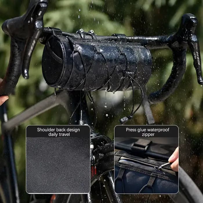 Pack de rangement monté sur cadre de vélo, organisateur d'accessoires de vélo de grande capacité pour vélo de route