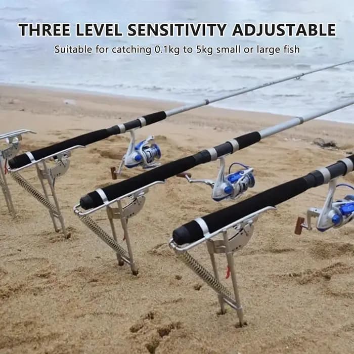 Support de pêche automatique à ressort, facile à assembler et à démonter, s'adapte à différentes cannes TANof