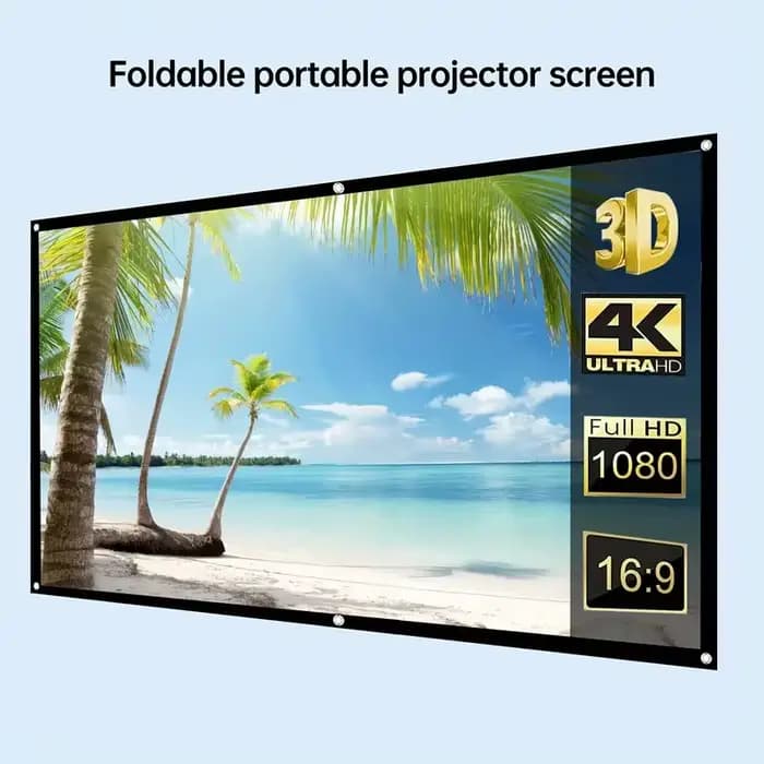 Écran de projection, écran de projection portable pliable
