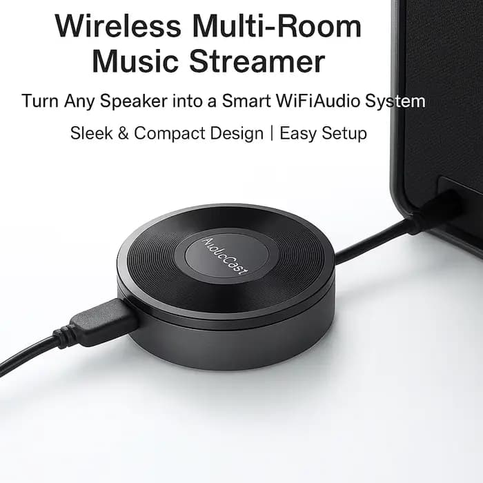M5 sans fil Wifi musique Audio Streamer récepteur Audiocast levure pPlayDLNA pour Airplay