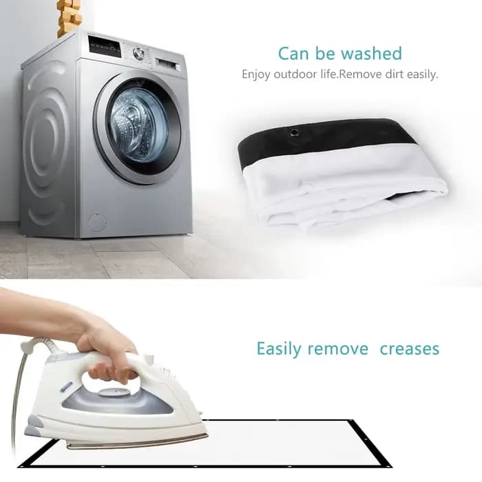 Écran de projection surdimensionné 180 200 250 300 pouces pour projecteurs BenQ Optoma Samsung