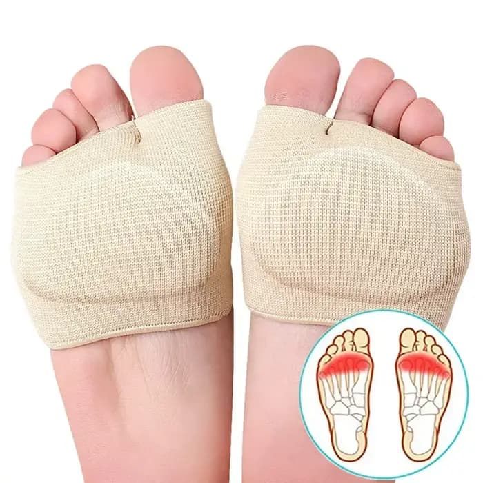 Coussinets métatarsiens pour femmes et hommes, coussinet pour l'avant-pied, soulagement de la douleur, semelles intérieures, demi-chaussette, Support, coussin de pied en Gel souple