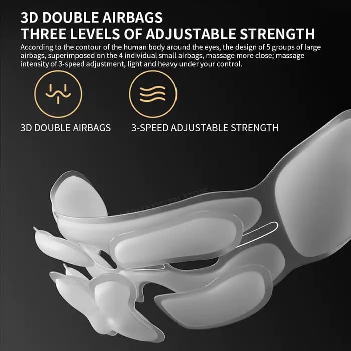 Masseur oculaire intelligent MIJIA original, massage par zones, lunettes de massage pliables visuelles, santé oculaire personnalisée pour l'application Mi Home