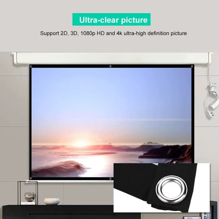 100 ''écran de projecteur 84-100 pouces 16:9 HD
