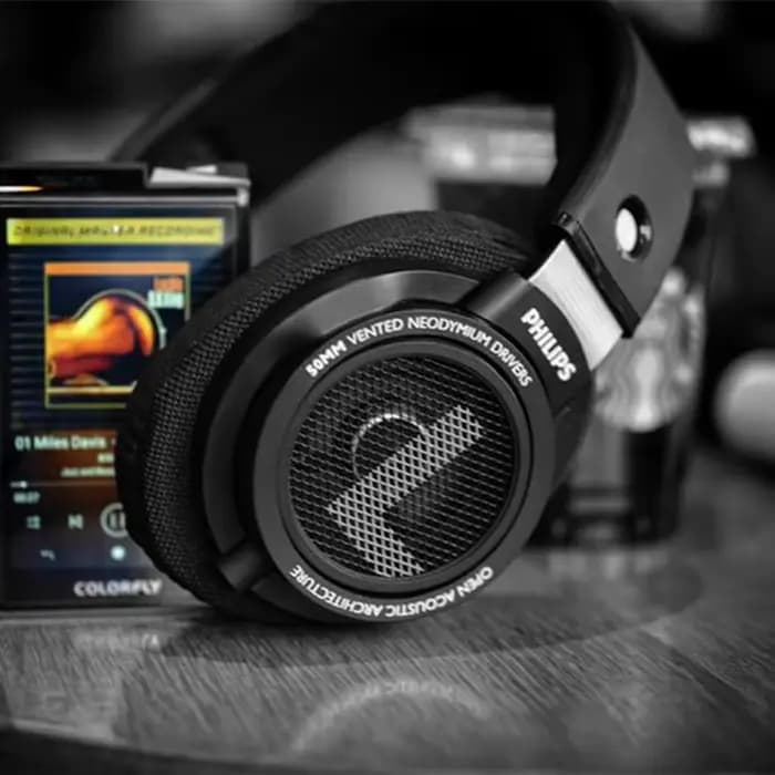 Casque Stéréo Audiophile Rétro Classique PHILIPS SHP9500 Ouvert