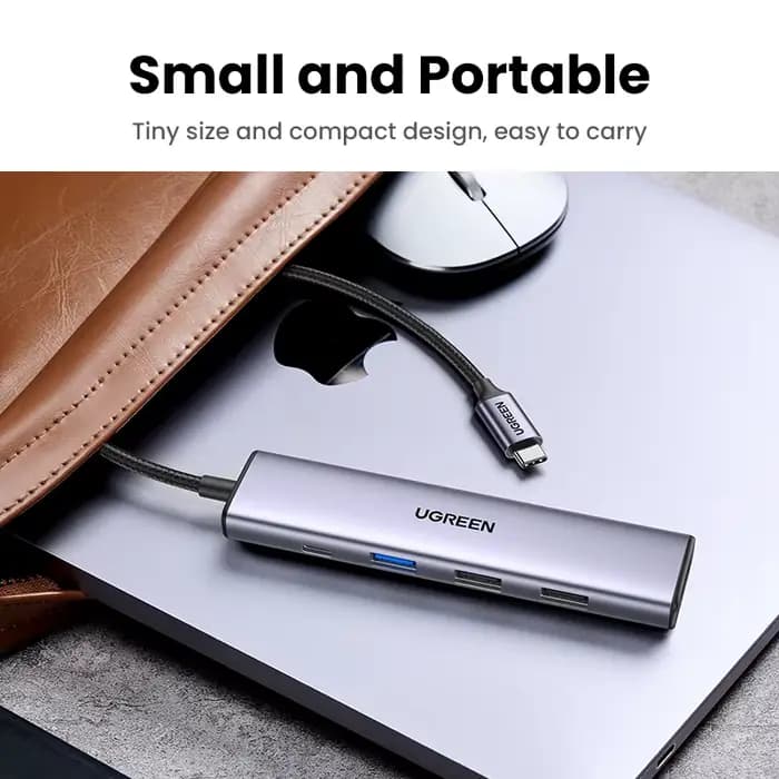 UGREEN 5 en 1 USB C Hub 4K HDMI USB HUB 100W adaptateur Multiport pour MacBook Pro/Air