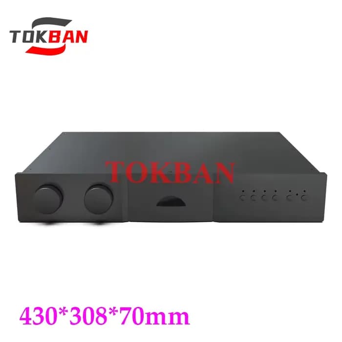 Tokban-Préamplificateur audio NAP150 NAP200, 430x308x70mm, tout délit, châssis, coque d'ampli domestique, bricolage
