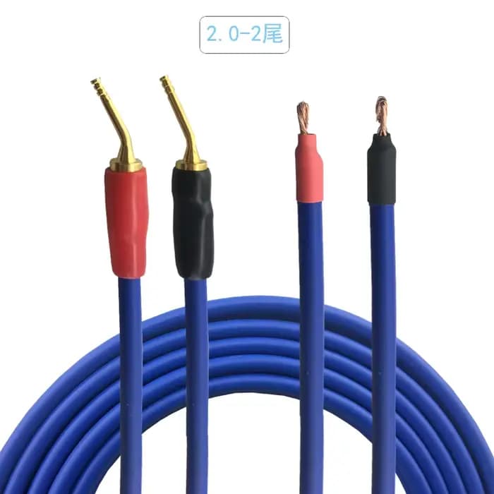 Câble Audio Haut-Parleur 2.0mm avec 2.0 Plug Gels, Amplificateur à Fil Ouvert, Son Surround, 1m, 2m,