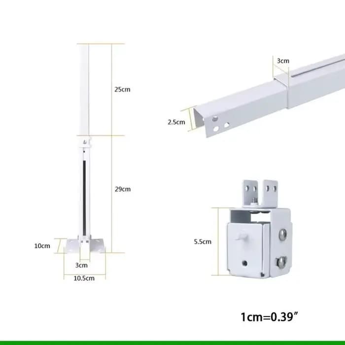 Support universel de montage au plafond ou au mur pour projecteur LCD/DLP