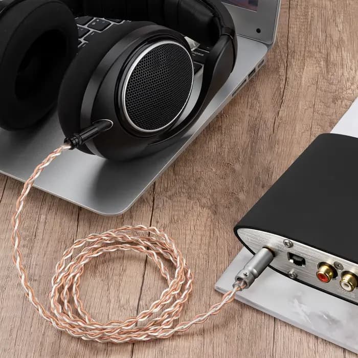 Câble audio Geekria Apollo plaqué argent