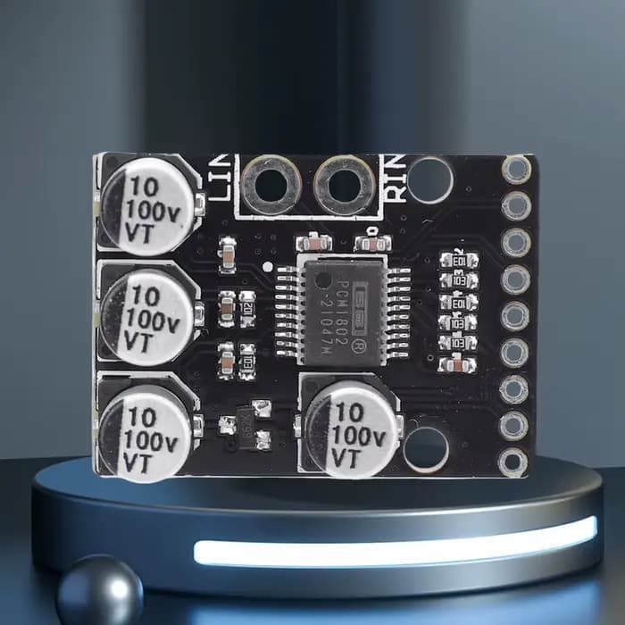 Décodeur audio PCM1802 96 kHz ADC à entrée analogique simple, carte amplificateur numérique stéréo P