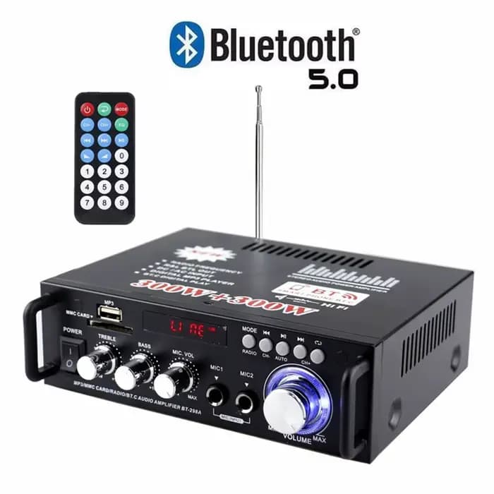 Amplificateurs domestiques audio 600W, compatible Bluetooth, caisson de basses, système sonore de th