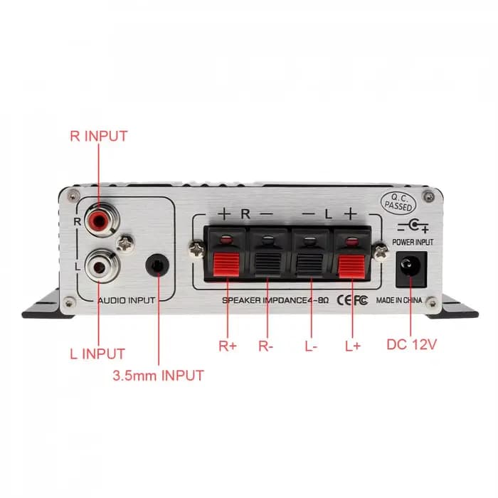 Amplificateur audio numérique stéréo classe D LEPY LP-2020A 20W x 2 2CH